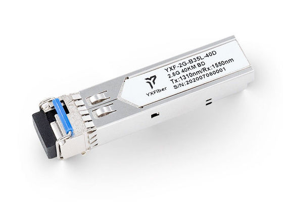 20 킬로미터 LCDDM 1310nm 1550nm 2.5G SFP 광 전송부