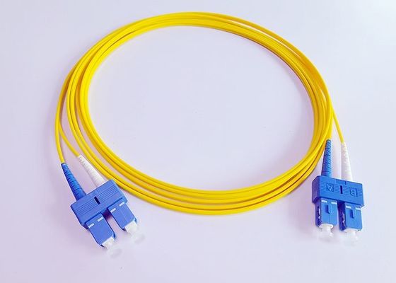 DWDM 시스템을 위한 울퉁불퉁한 SC UPC 두 부분으로 된 라이스존에 패치 코드