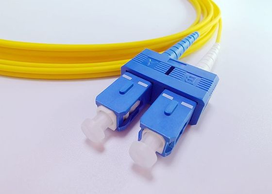 DWDM 시스템을 위한 울퉁불퉁한 SC UPC 두 부분으로 된 라이스존에 패치 코드