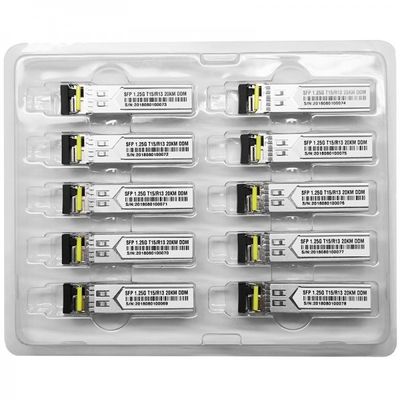 1.25G Lc 연결기 20Km 한 개의 양방향성 광 전송부